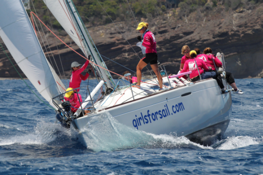 UK’s Only All-Female Sailing School, Girls For Sail, Celebrates 15 Years at Antigua Sailing Week in 2015