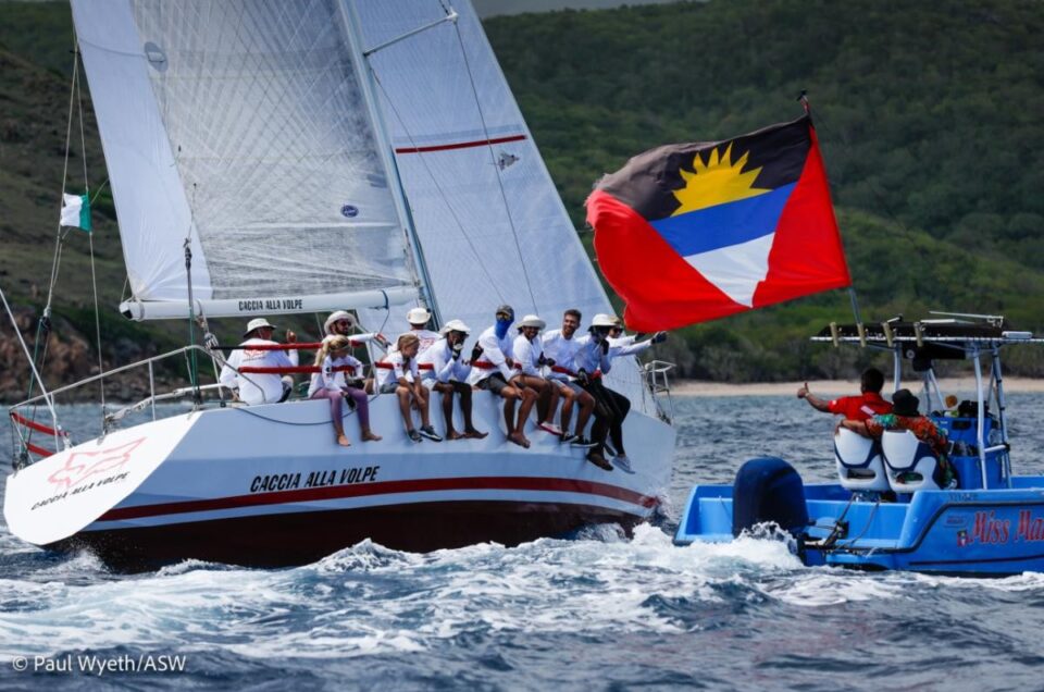 Steady tradewinds return to Antigua Sailing Week Antigua & Barbuda Tourism Authority (ABTA) Race Day
